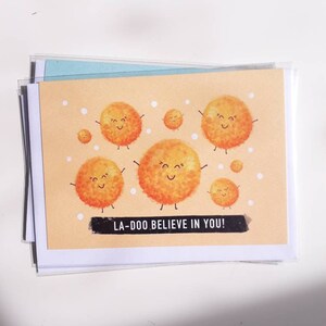 Buena suerte - La-doo Believe in You - Tarjeta de felicitación Desi - Por Halo Kits
