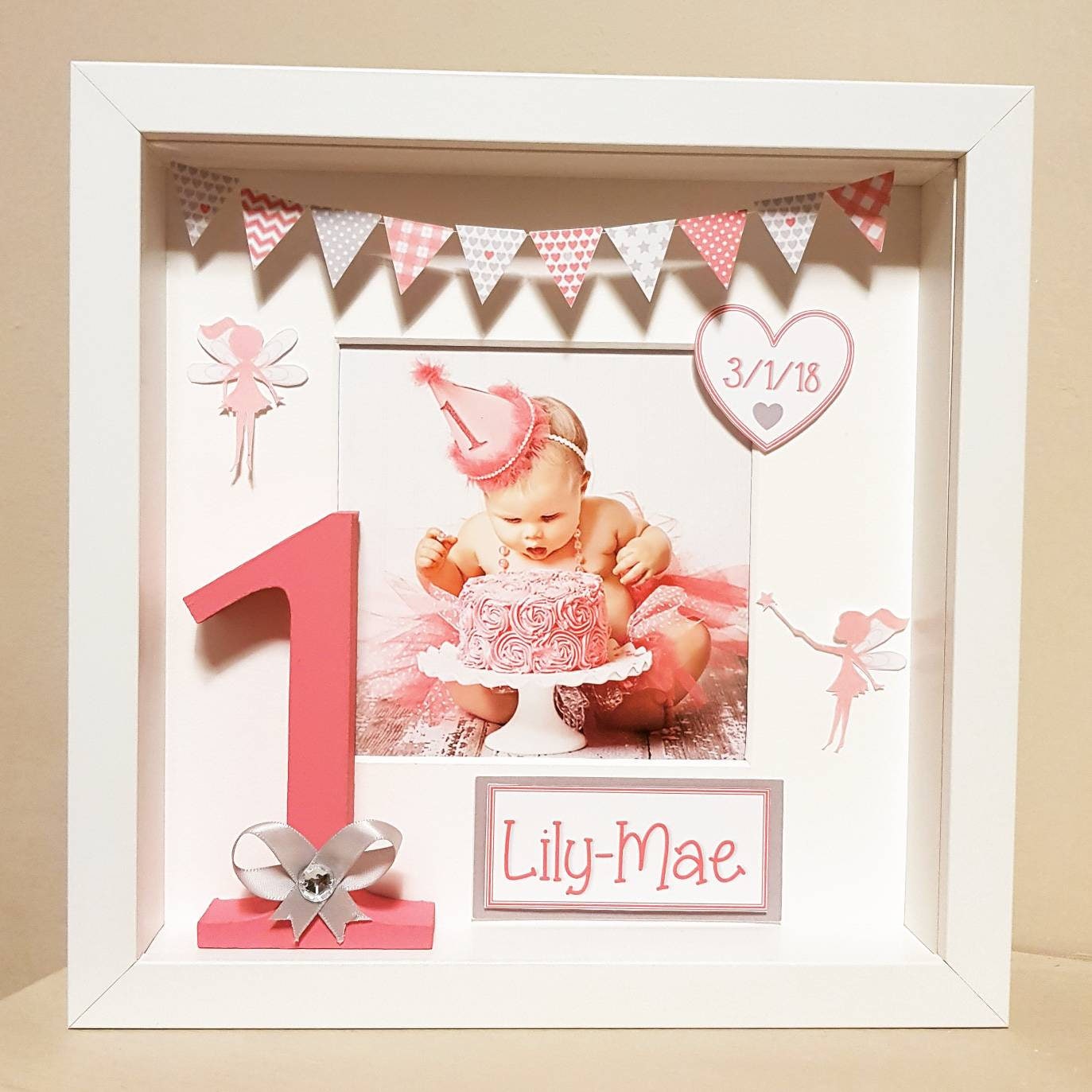 First Birthday Frame Etsy UK