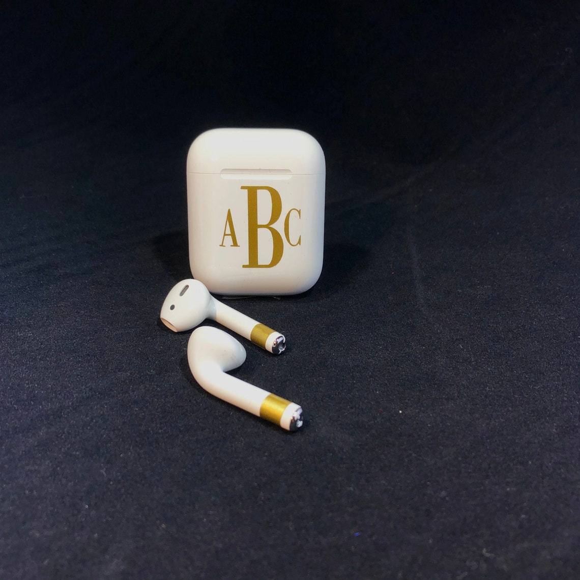 Airpod Decal Monogram for Case and Earbuds Etsy