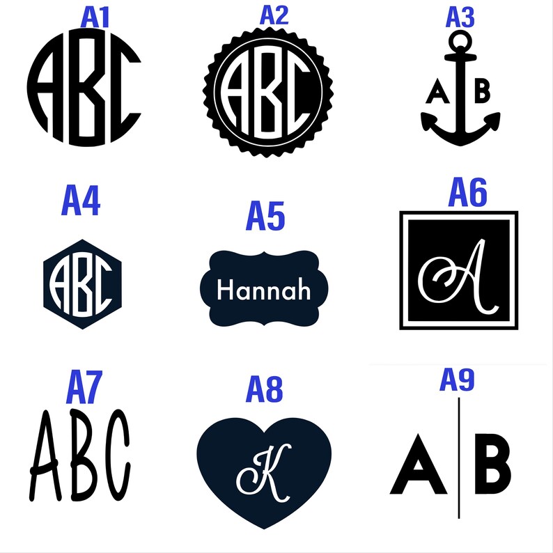 Download AirPod Decal Monogram for Case and Earbuds | Etsy