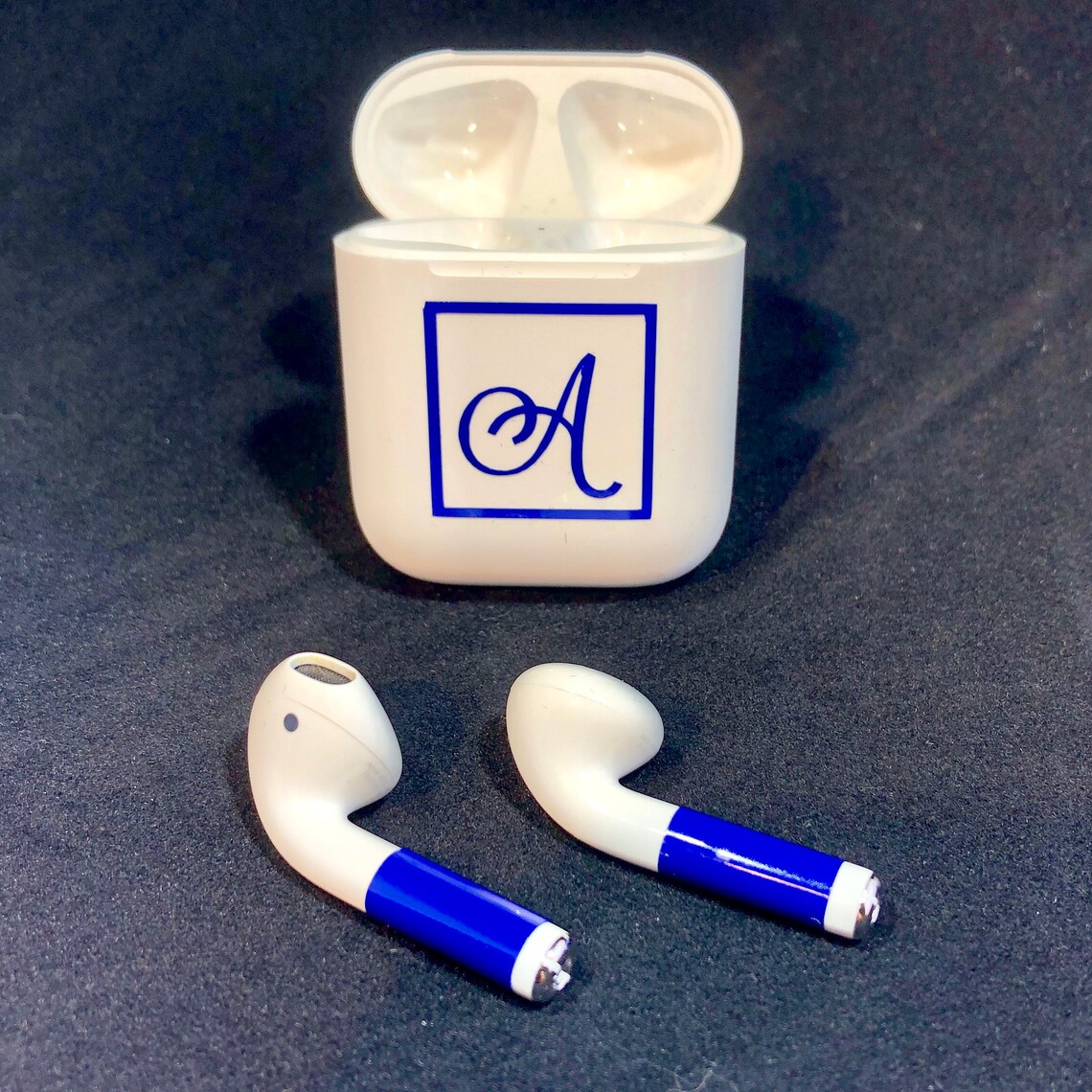 Airpod Decal Monogram for Case and Earbuds Etsy