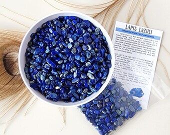 Chips de cristal de LAPISLÁZULI pulidos sin agujeros, piedras pulidas para suministros de bricolaje y fabricación de velas de cristal, chips de cristales semipreciosos, orgón pequeño