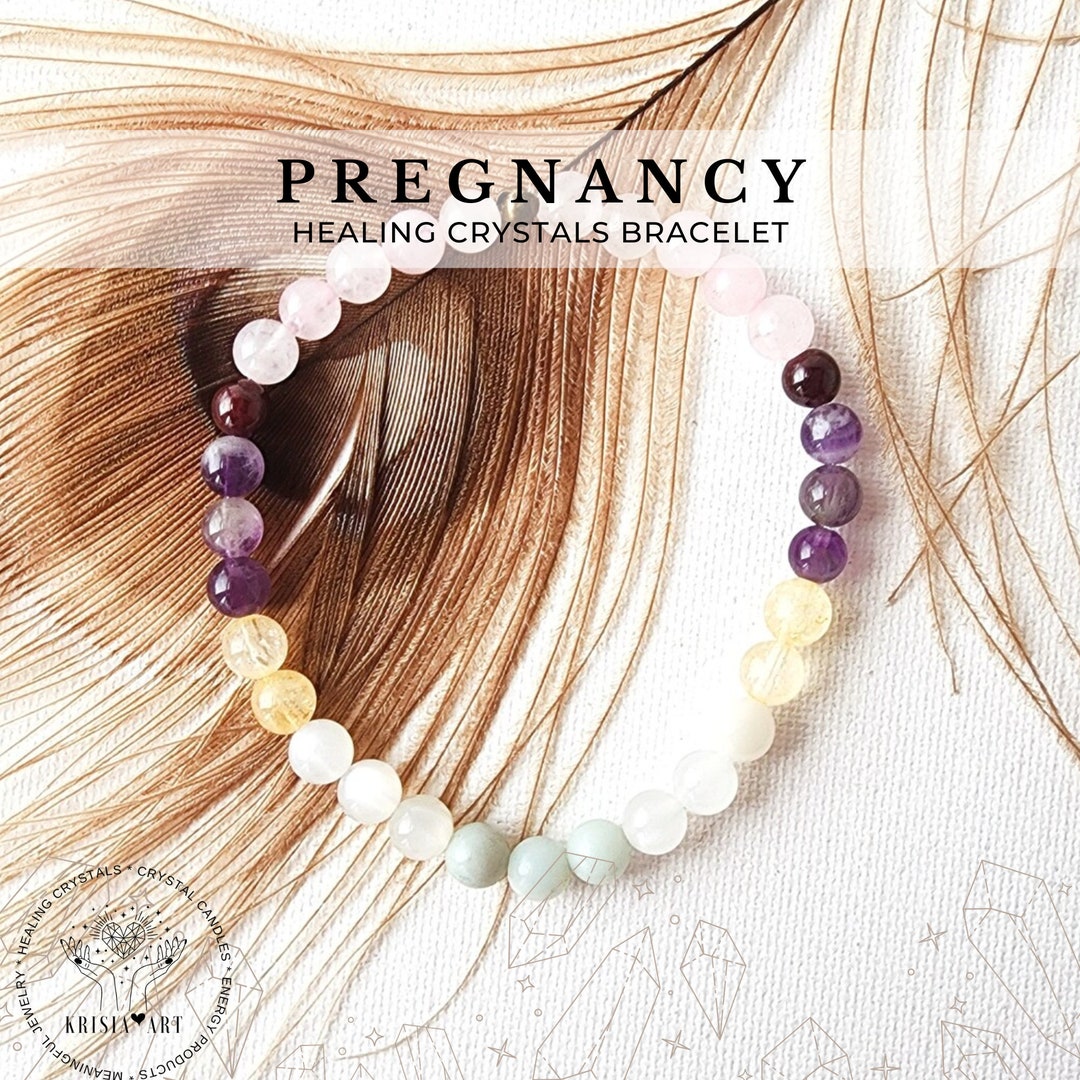 PREGNANCY Bracelet for Pregnancy Meditation, Calming Stress and Balance