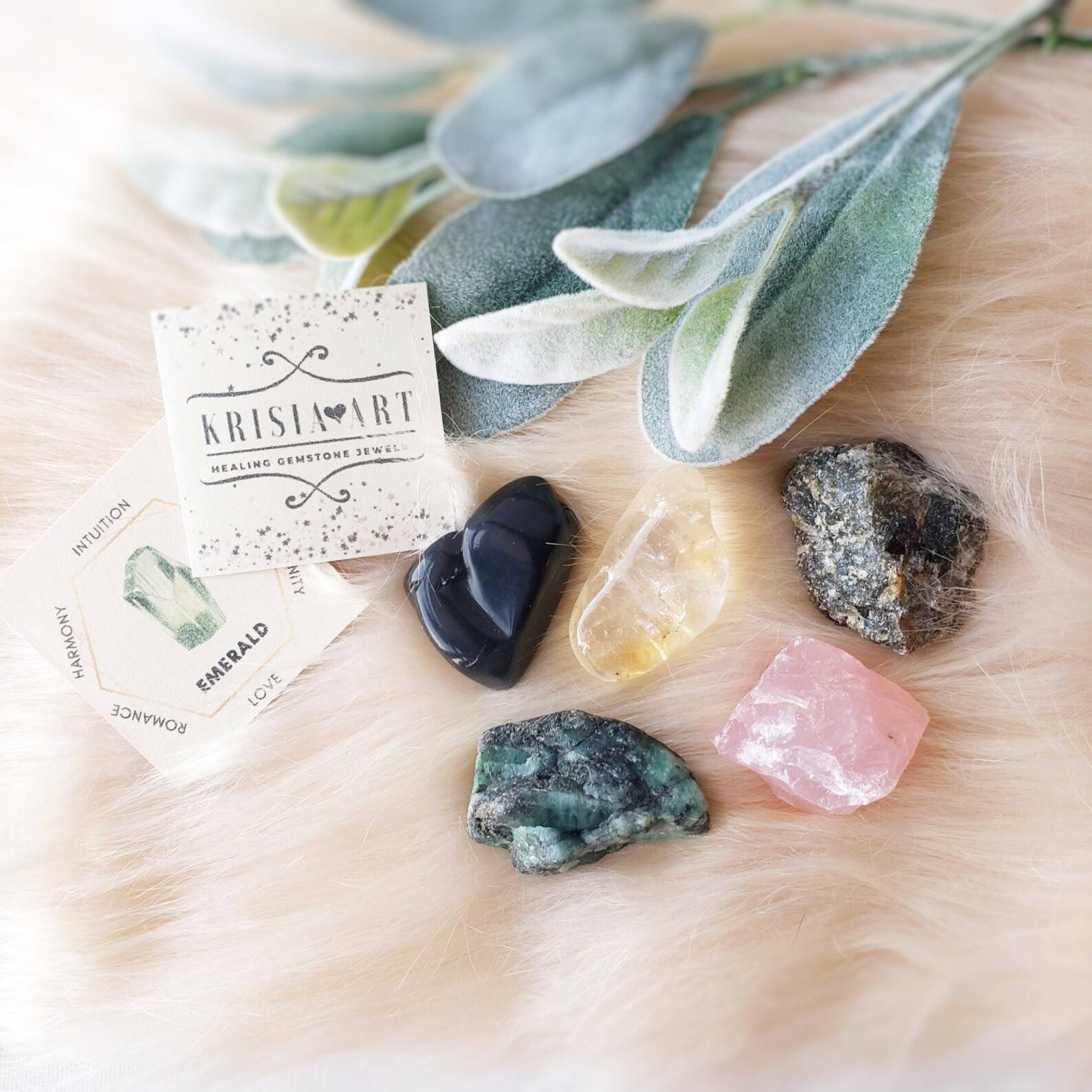 NEW HOME crystal set for peace blessing and protection Etsy