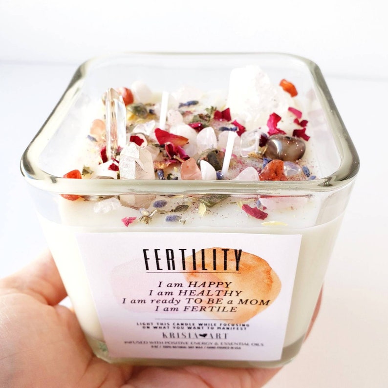 FERTILITY spell candle for pregnancy. Unique meditation Etsy