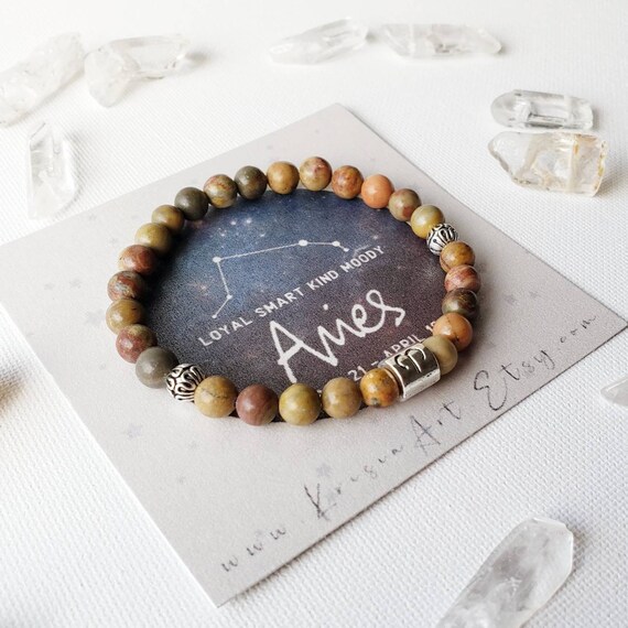 Aries birthstone bracelet discount