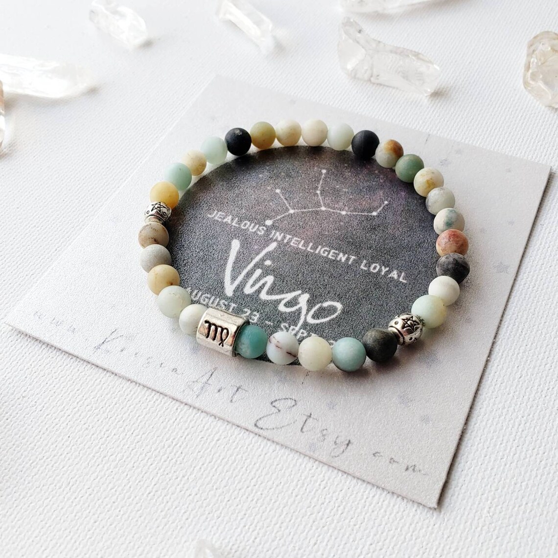Virgo Zodiac Bracelet Zodiac Charm Bracelets for Women Virgo Etsy