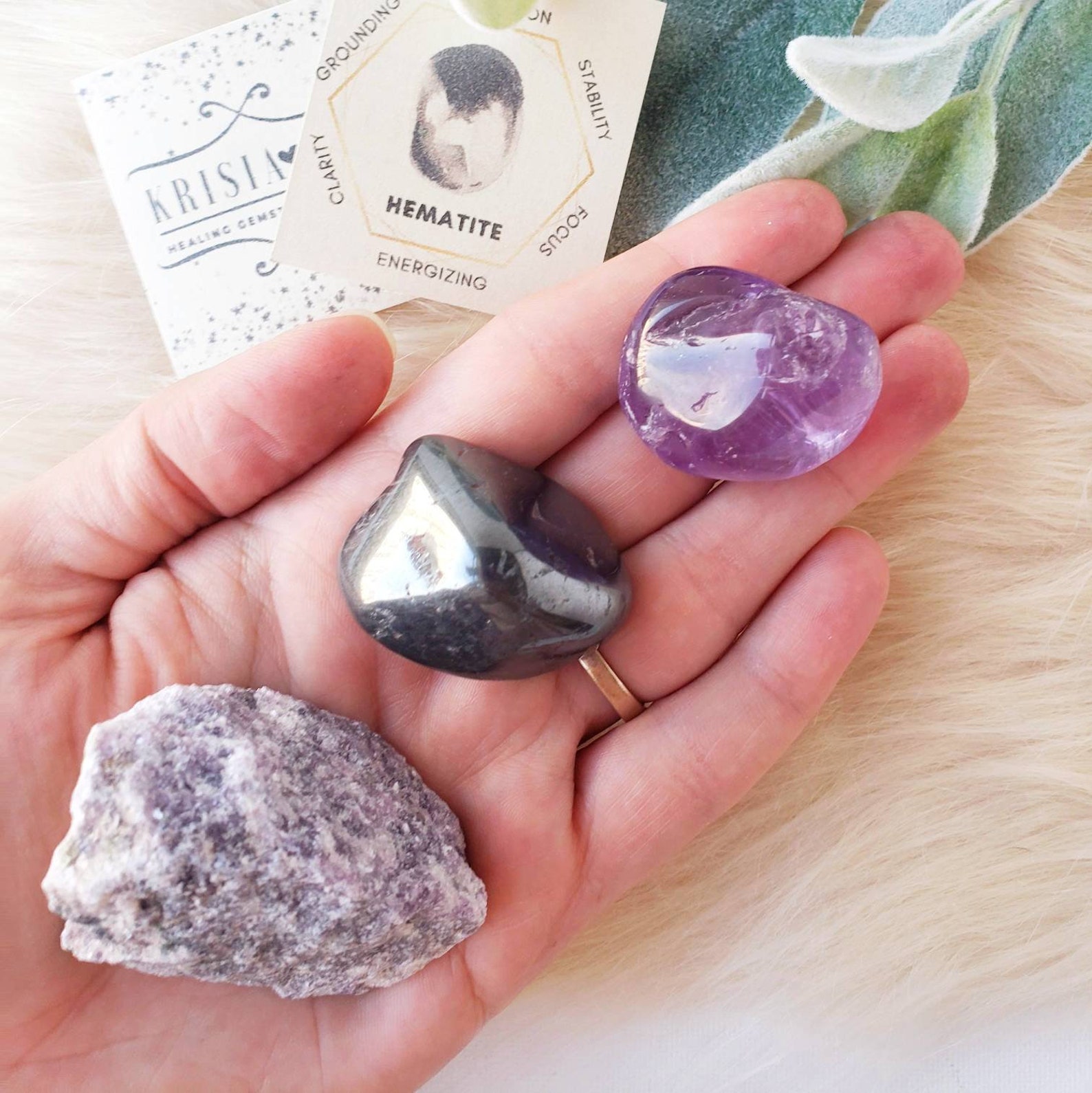 Crystals for ADHD Attention & Focus Crystal Set for Etsy