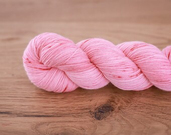 Sockenwolle handgefärbt, rosa