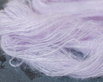 Mohair silk wool, lilac