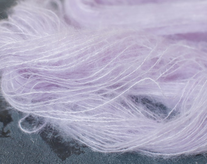 Mohair silk wool, lilac