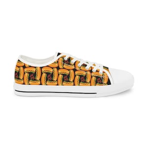 Hot Dog Lover&#39;s Low Top Sneakers