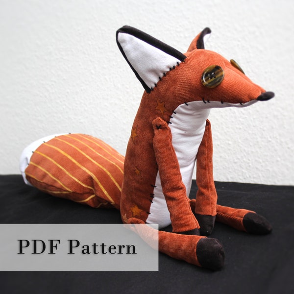 Pattern - Fox Plush Toy
