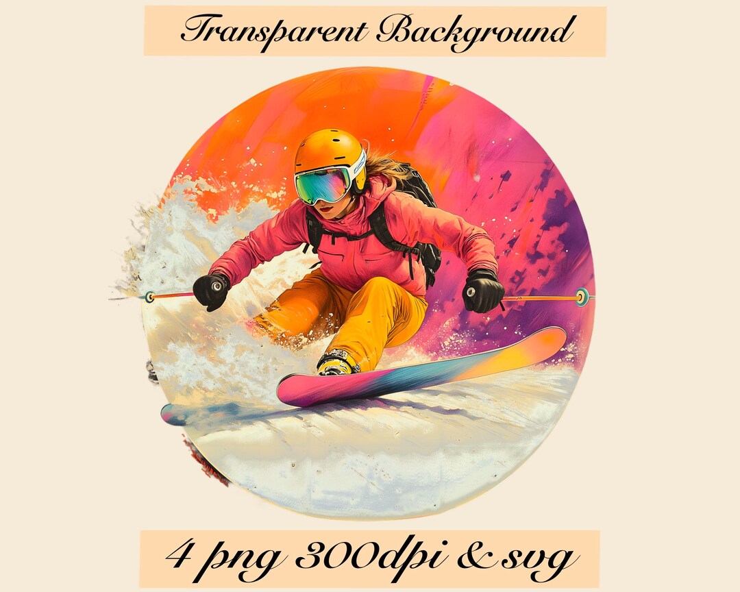 Skiing Clipart PNG Winter Sports Vector Graphics SVG Downhill Skiing ...