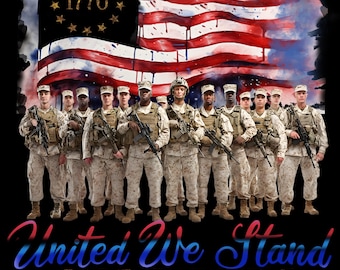 Projekt PNG z okazji 250-lecia żołnierzy, obraz flagi amerykańskiej, grafika patriotyczna do sublimacji, DTF, wydruk (natychmiastowe pobranie cyfrowe)