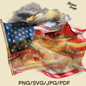 Diseño de sublimación PNG del Día de los Caídos, país de Dios, clipart SVG rural, doble exposición, diseño de camiseta PNG, descarga digital instantánea patriótica