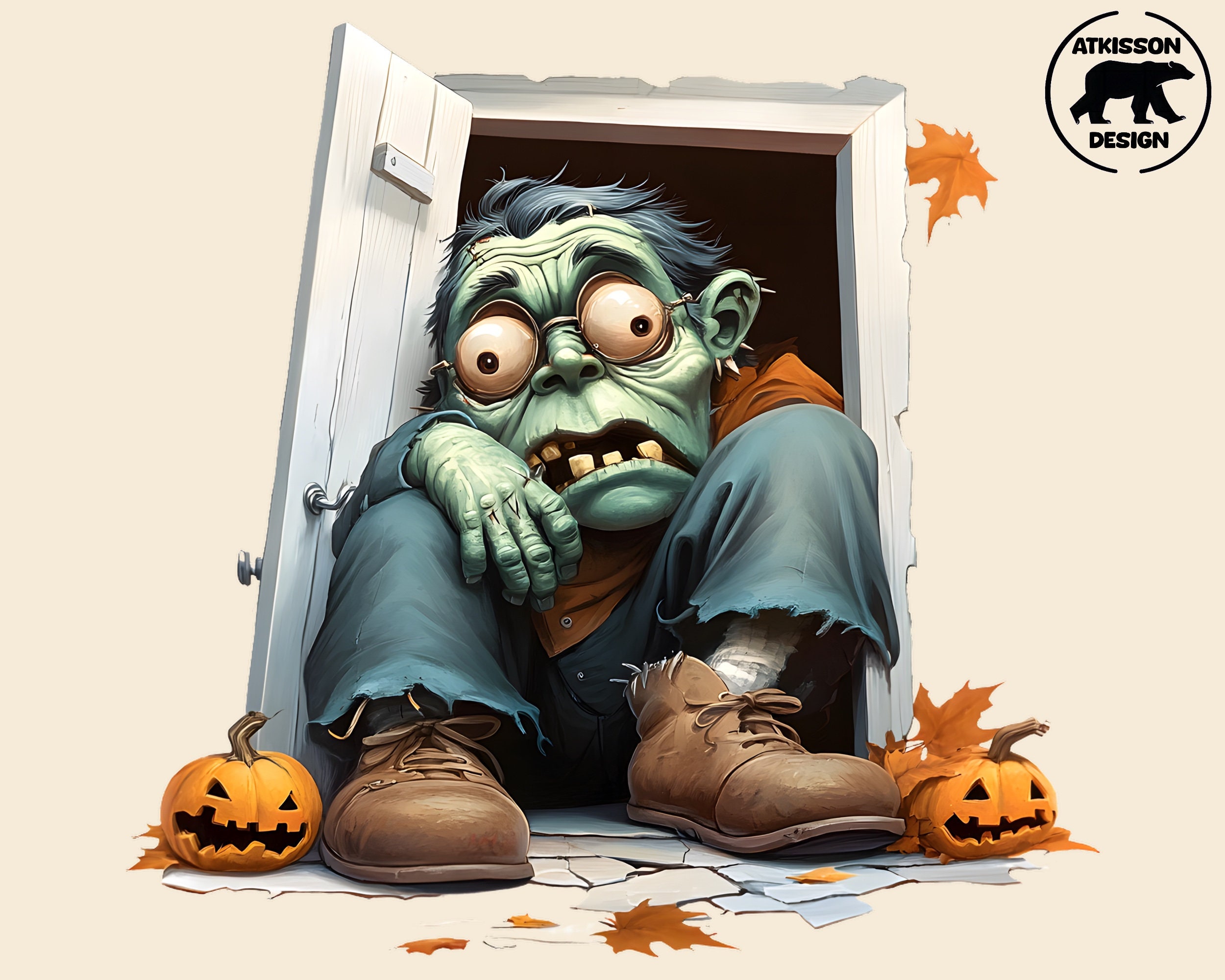 Frankenstein Monster Clipart Halloween PNG Classic Monster Vector ...