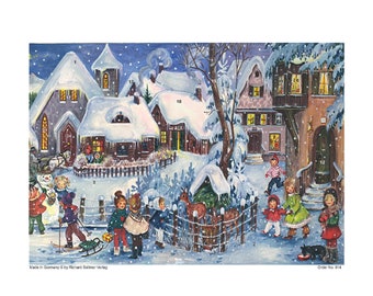 German Advent Calendar - "First Snow"