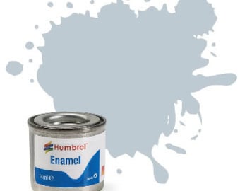 Humbrol Enamel Model Paint: Aluminum, Metallic, Shade #56 - 14 ml tinlet
