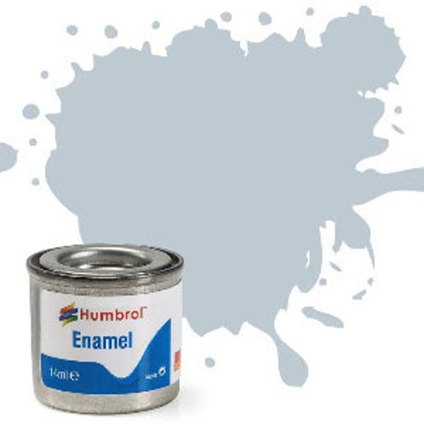 Humbrol Enamel Model Paint: Aluminum, Metallic, Shade #56 - 14 ml tinlet