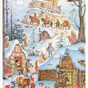 German Advent Calendar Fairy Tale Hill image 1