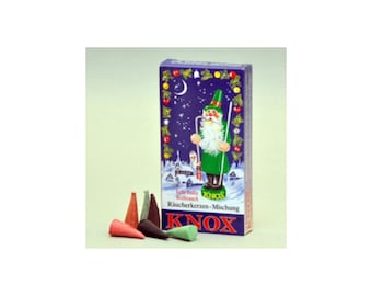 Knox "Christmas Mix" Incense Cones: 24 ct, For German Smokers, etc - Direct From Germany