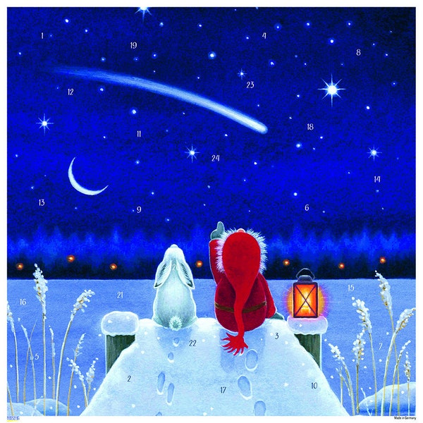 German Advent Calendar - Tomte Watching Shooting Star