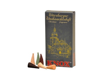 Knox "Würzburg Mix" Incense Cones: 24 ct, For German Smokers, etc - Direct From Germany