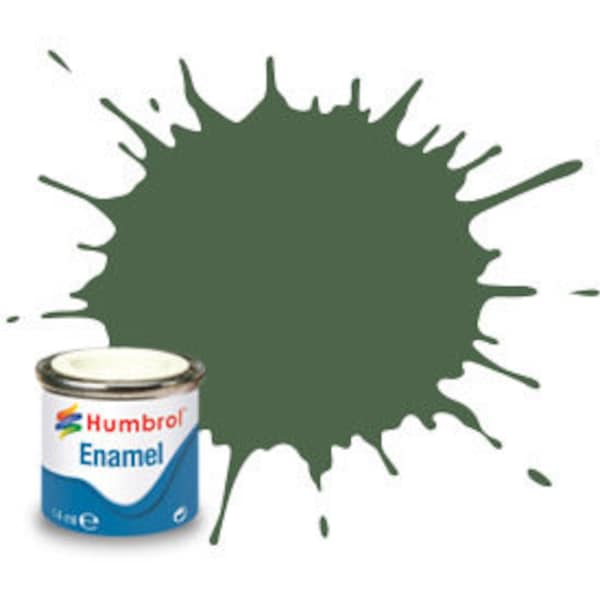 Humbrol Model Paint: RLM 82 Olivgrun, Matte, Shade #252 - 14 ml tinlet