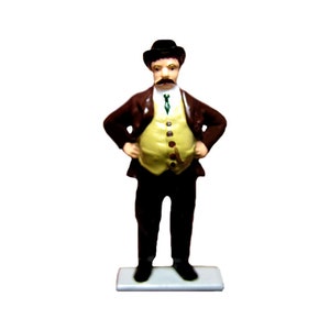 Inspector with Derby - Hand Cast Vintage Style Metal Figure