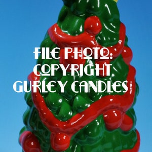Gurley &quot;Saf-T-Glo&quot; kerstkaarslamp - kerstboom