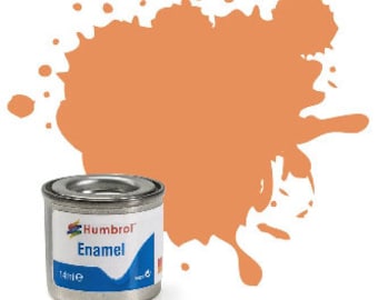 Humbrol Enamel Model Paint: Flesh, Matte, Shade #61 - 14 ml tinlet