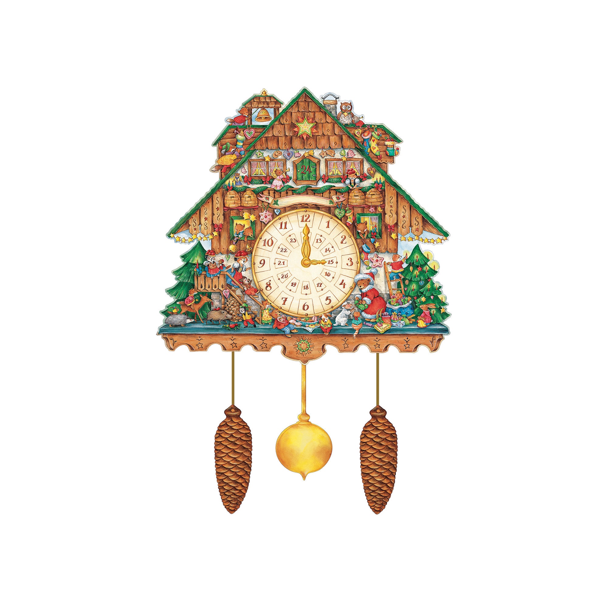 German Advent Calendar - Giant Cuckoo Clock