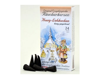 Knox "Honey Gingerbread" Incense Cones: 24 ct, For German Smokers, etc - Direct From Germany