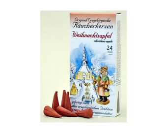 Knox "Christmas Apple" Incense Cones: 24 ct, For German Smokers, etc - Direct From Germany