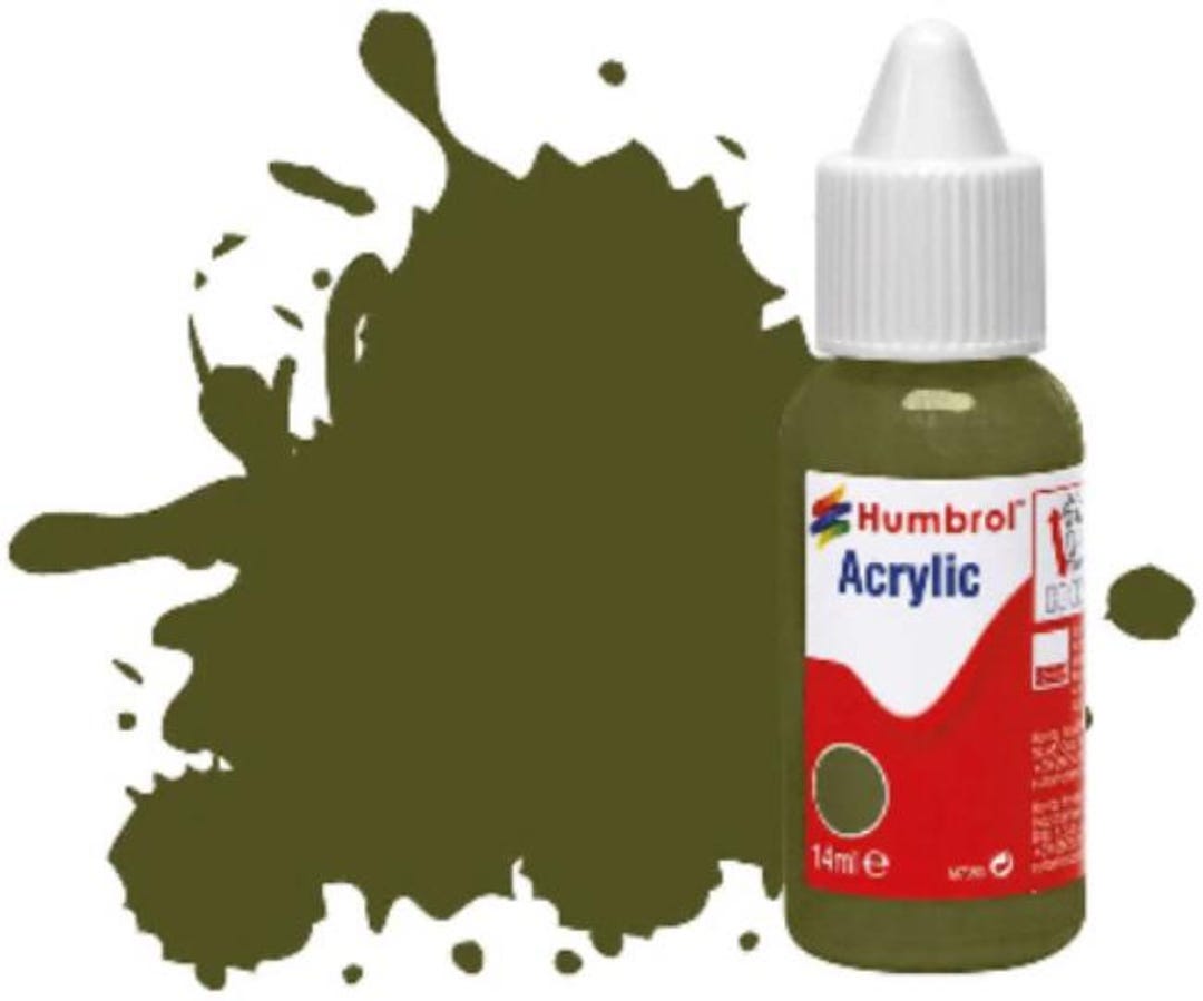 Peinture Humbrol AA0953-N1 Olive Claire Mate | Pour Modélisme, Maquettes | Pot 14 Ml