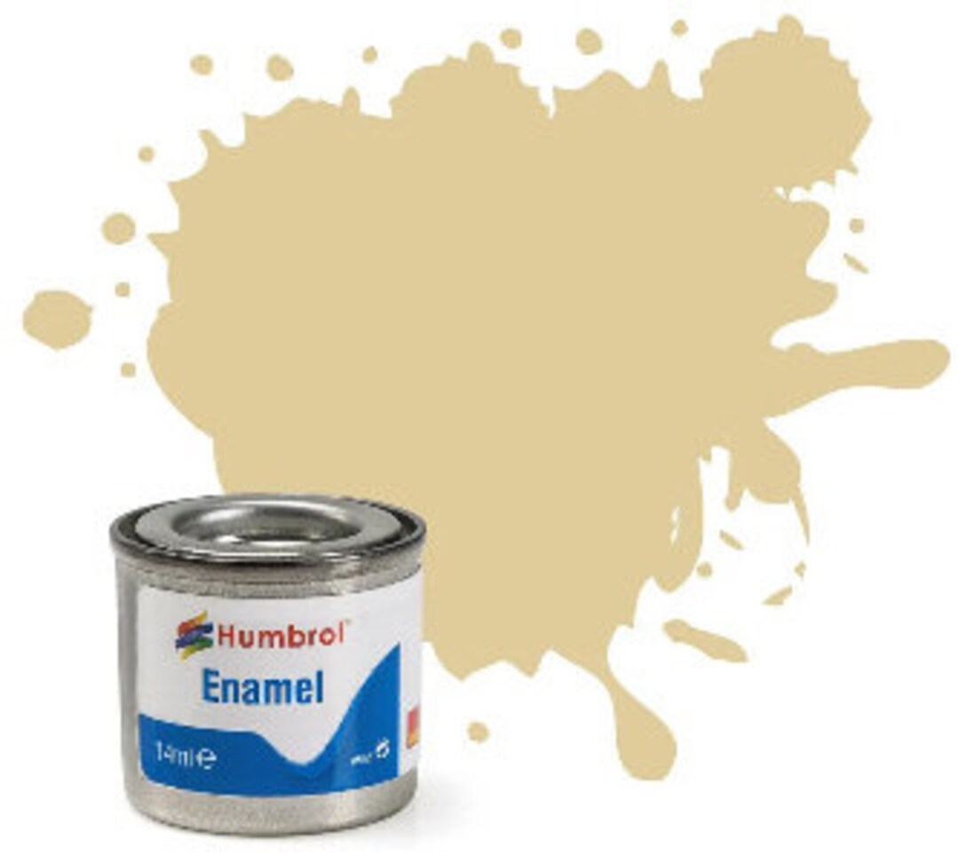 Humbrol Enamel Paint 14ml – Matt Brown Yellow (No. 94) – Perfect For Models