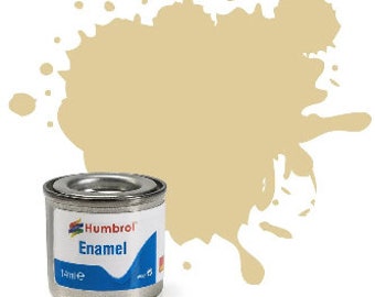 Humbrol Enamel Model Paint: Pale Stone, Matte, Shade #121 - 14 ml tinlet