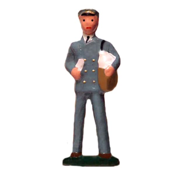 Mail Man - Hand Cast Vintage Style Metal Figure