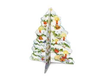 3-D German Advent Calendar - "Winter Tree"