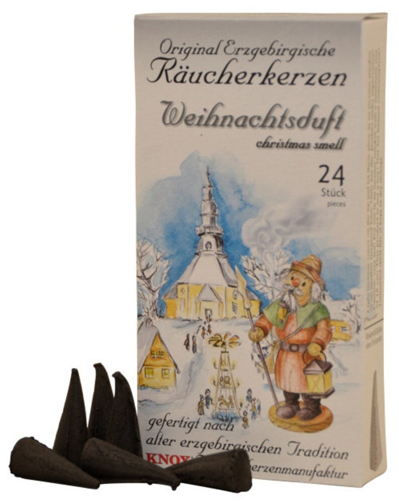 German Erzgebirge Smoker Figure: Deluxe Jack Frost, Blue by Richard Glaesser, w/ bonus image 2