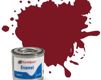 Humbrol Enamel Model Paint: Brown, Satin, Shade #133 - 14 ml tinlet