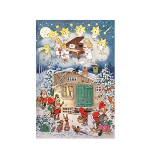 German Christmas Card / Advent Calendar Snow White - Etsy