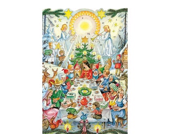 German Christmas Card / Advent Calendar - Once Upon A Time