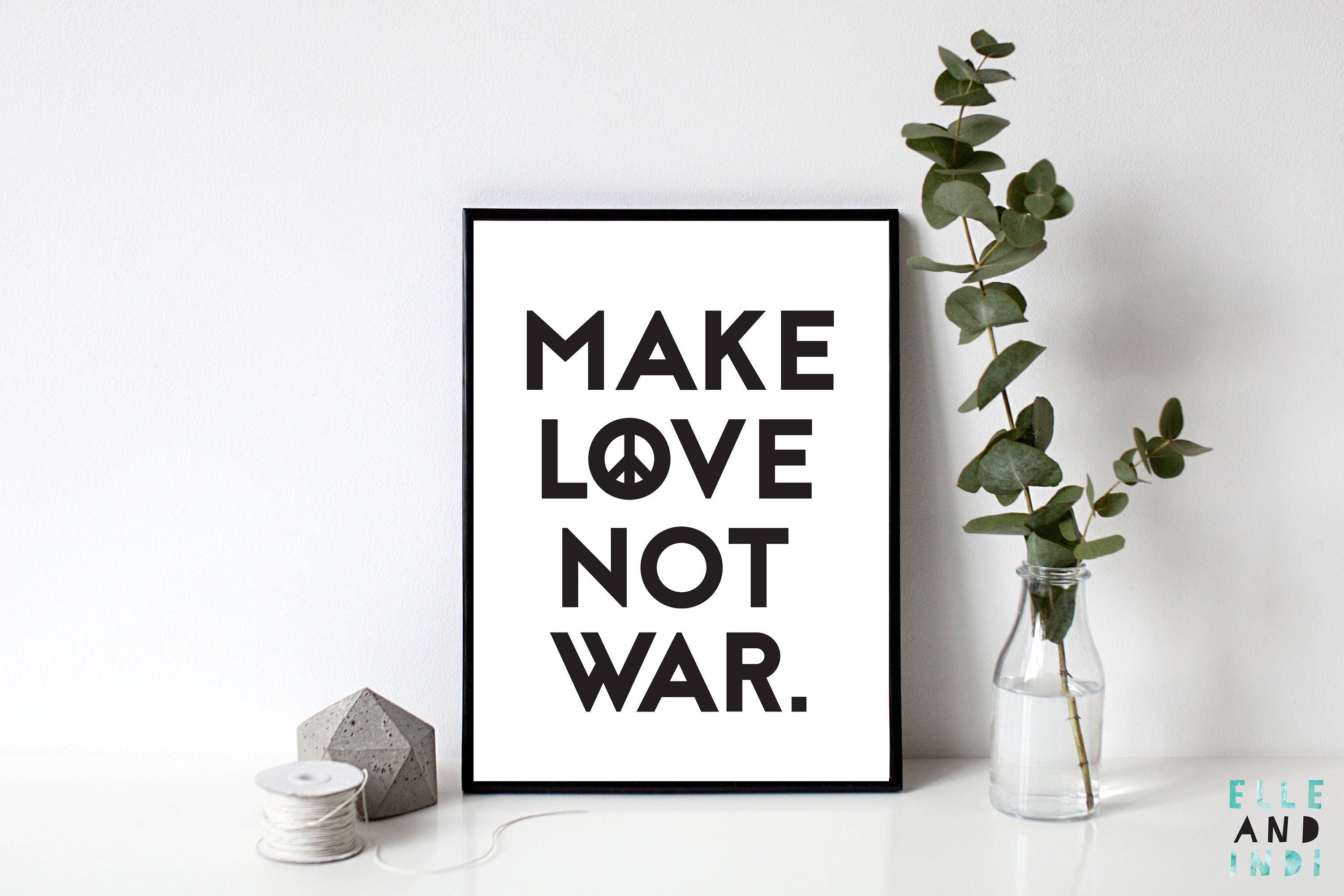 Make Love Not War Etsy Denmark