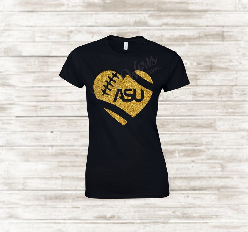 Alabama State University Heart Football Shirt Love Asu Football Love Asu Shirt Hbcu