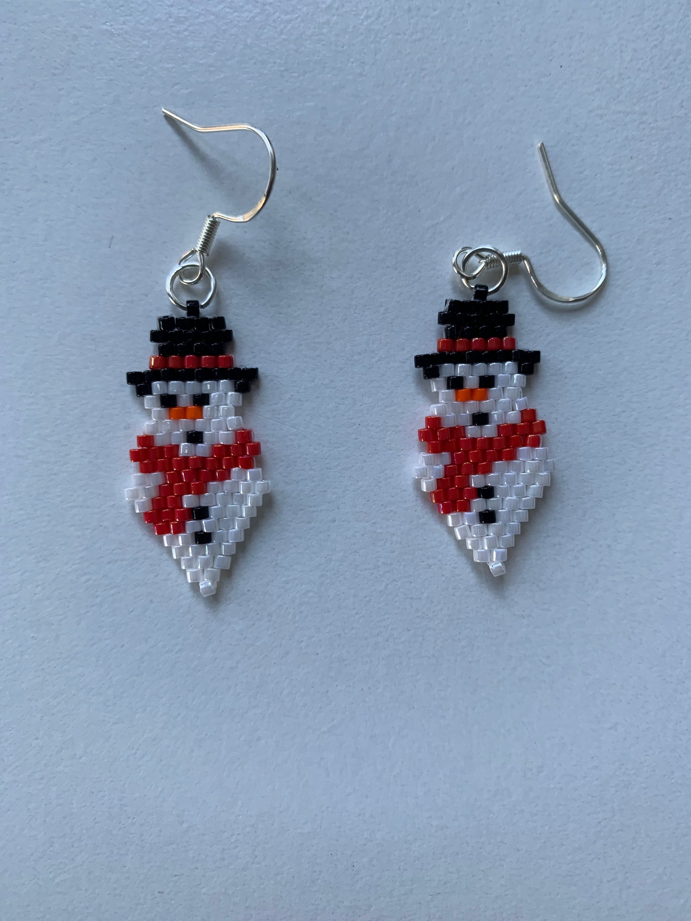 Snowman 2020 Beaded Earring Kit - Beads Gone Wild