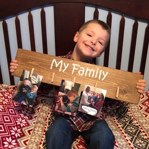 My Family Sign / Making Memories Sign / Family Photo Sign / Kid Gifts ...