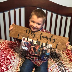 My Family Sign / Making Memories Sign / Family Photo Sign / Kid Gifts ...