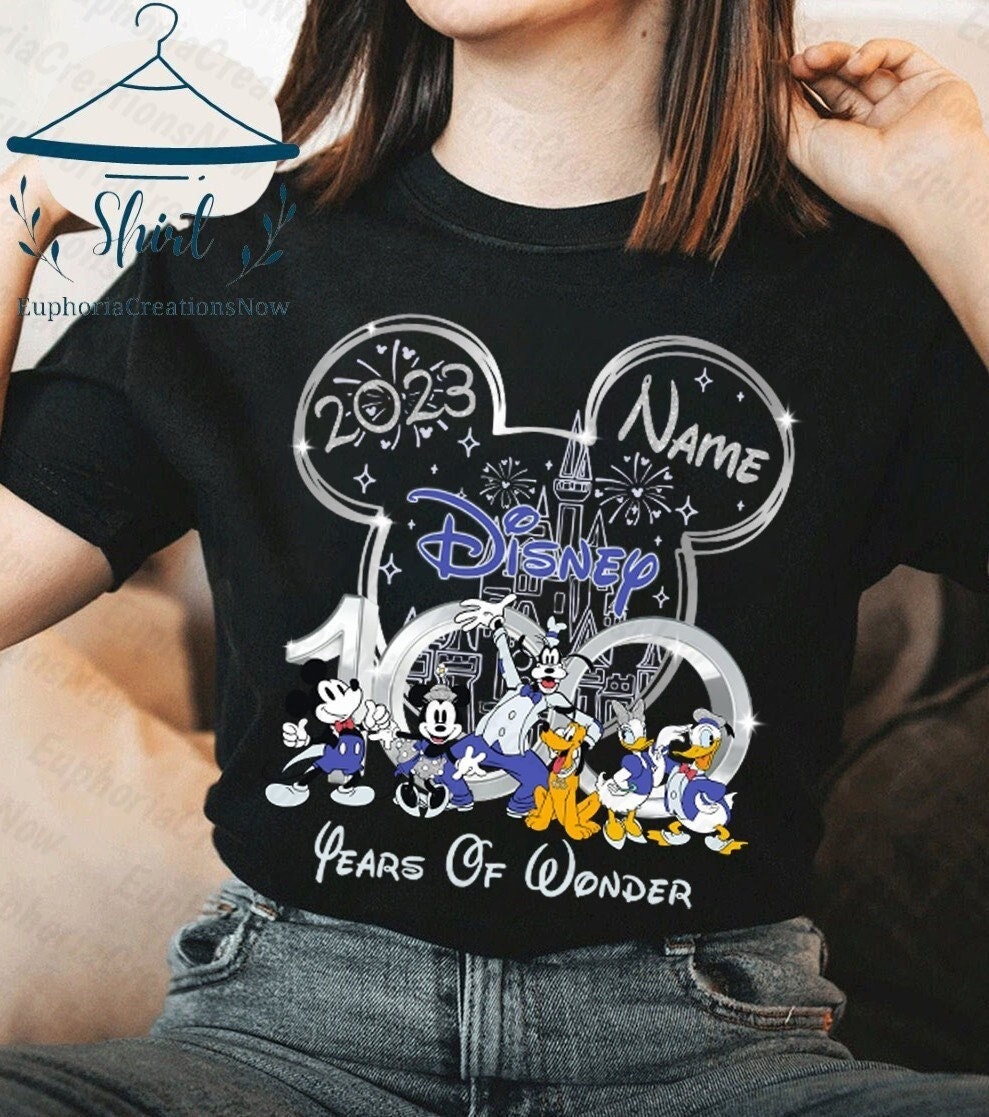 Personalized Disney 100 Years Of Wonder 2023 Shirt